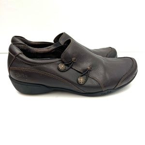 Taos | Encore Brown Slip On Leather Shoes